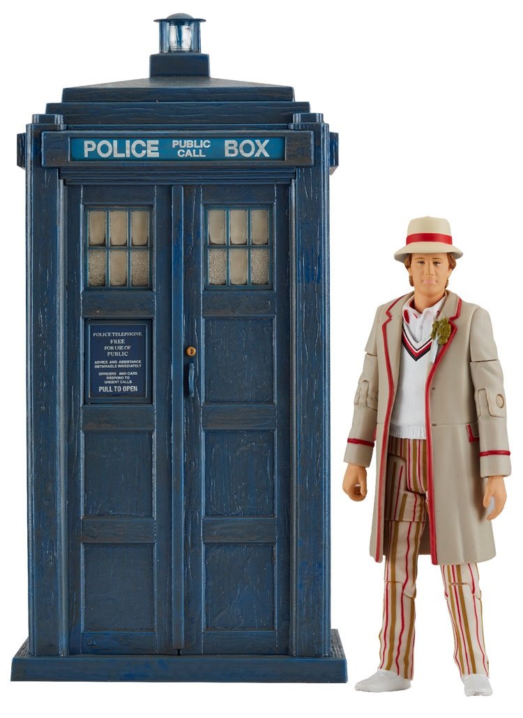The 5th Doctor and Tardis Set Fifth Dr Who New 
