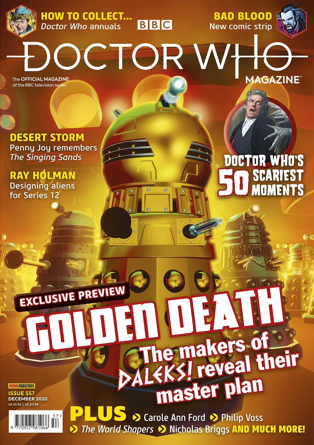 Out Now: Doctor Who Magazine #557, Including an Exclusive Preview of Daleks!