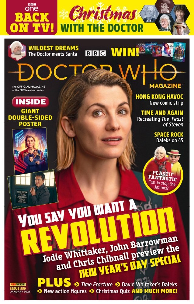 Out Now: Doctor Who Magazine #559, Including a Preview of Revolution of the Daleks