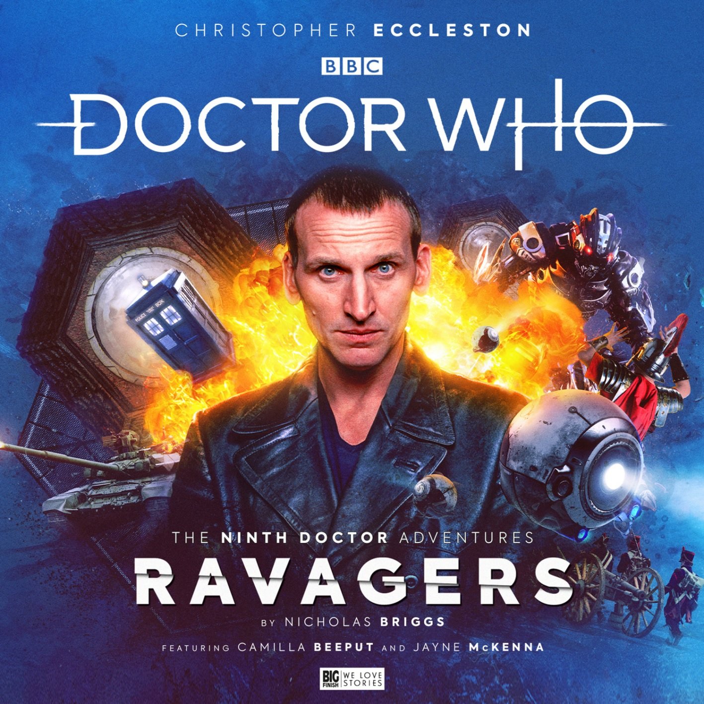 Cover and Details Revealed for Big Finish’s Ninth Doctor Adventures: Ravagers