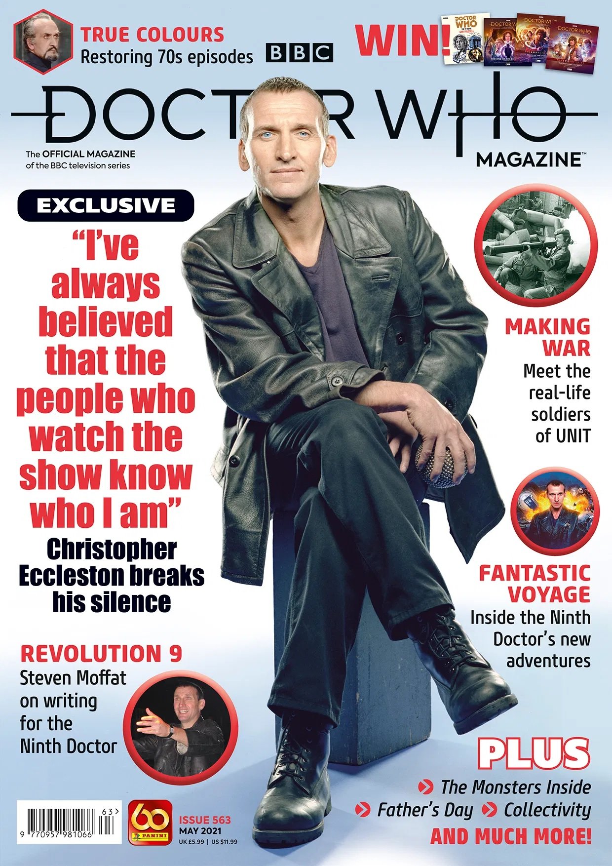 Out Now: Doctor Who Magazine 563 Includes An Exclusive Interview with Christopher Eccleston