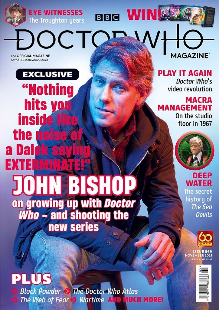 Out Now: Doctor Who Magazine #569 Includes an Interview with New Companion, John Bishop