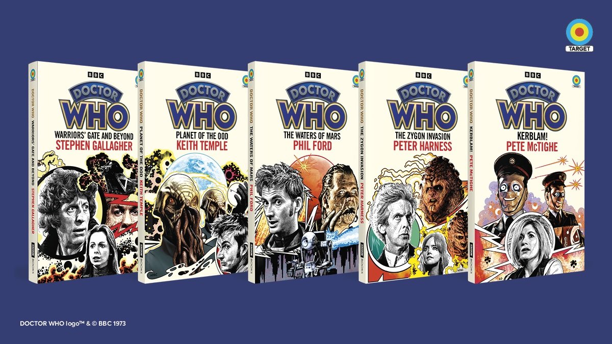 Covers and Synopses Revealed for New Doctor Who Target Novels Coming This Summer