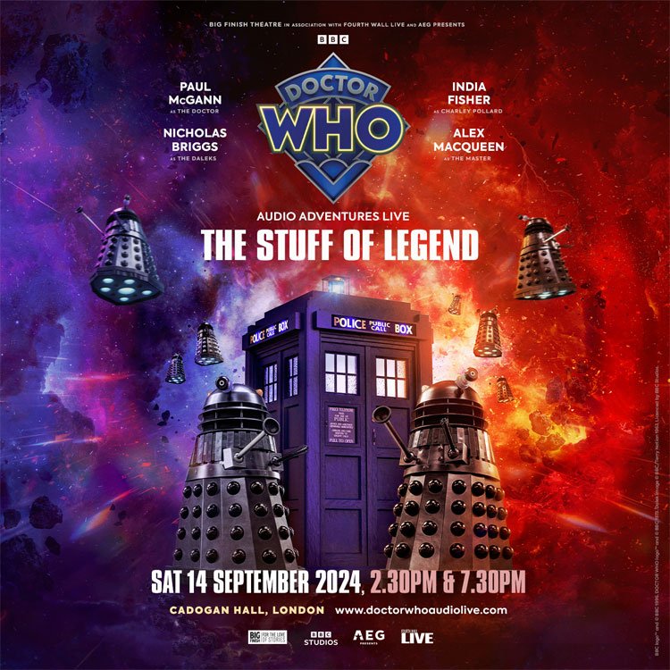 Big Finish Announce Its First Ever Doctor Who Stage Play Starring Paul McGann and India Fisher
