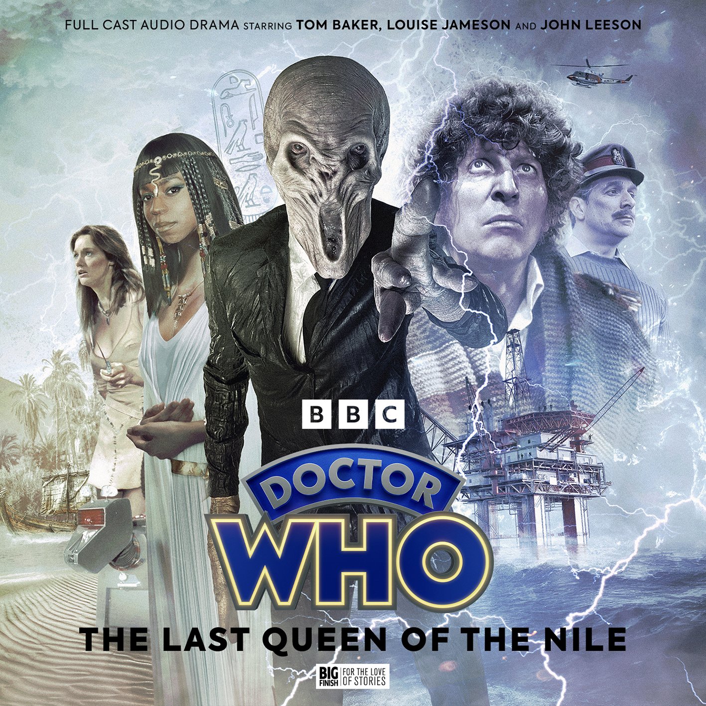 Tom Baker’s Fourth Doctor Meets Cleopatra and the Silence in Big Finish’s The Last Queen of the Nile