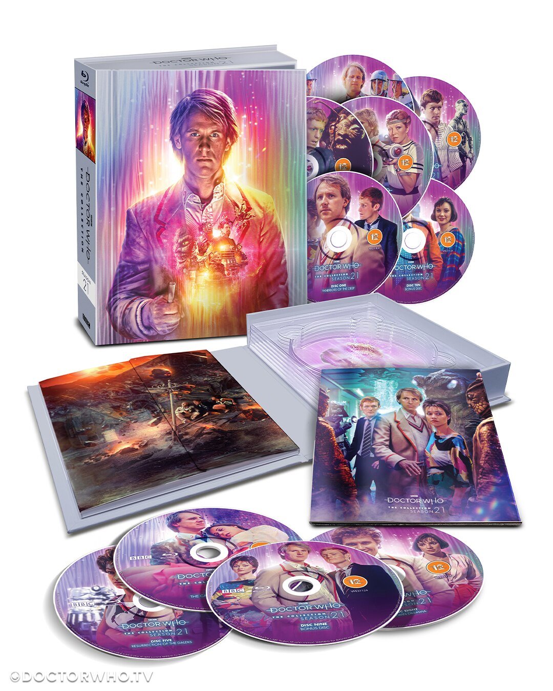 Coming Soon to Blu-ray: Peter Davison’s Last Season as the Fifth Doctor in Doctor Who — The Collection