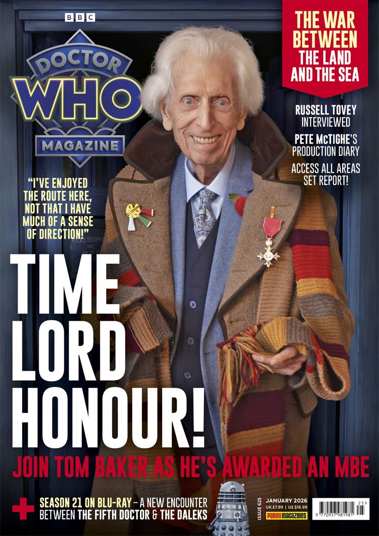 Out Now: Doctor Who Magazine #625 Celebrates the Fourth Doctor Himself, Tom Baker!