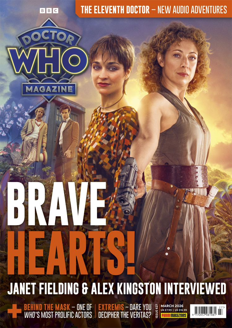Out Now: Doctor Who Magazine #627 Chats to Janet Fielding, Anneke Wills, and Alex Kingston