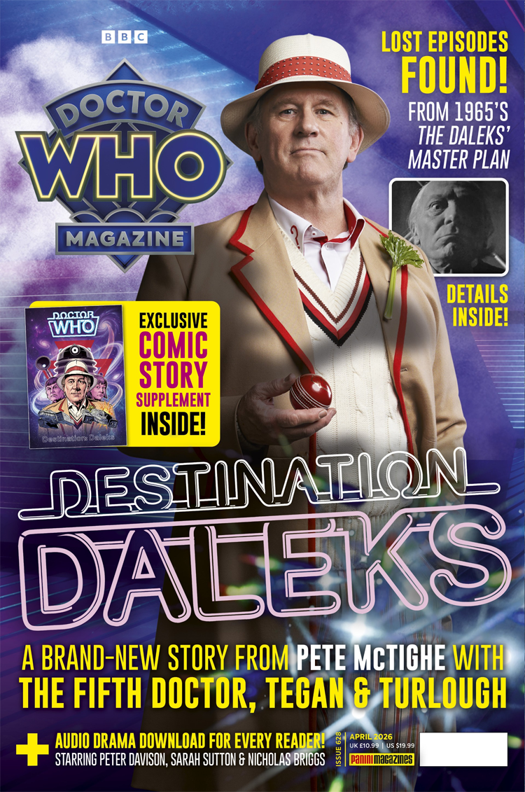 Out Now: Doctor Who Magazine #628 Includes a Brand New Fifth Doctor Comic