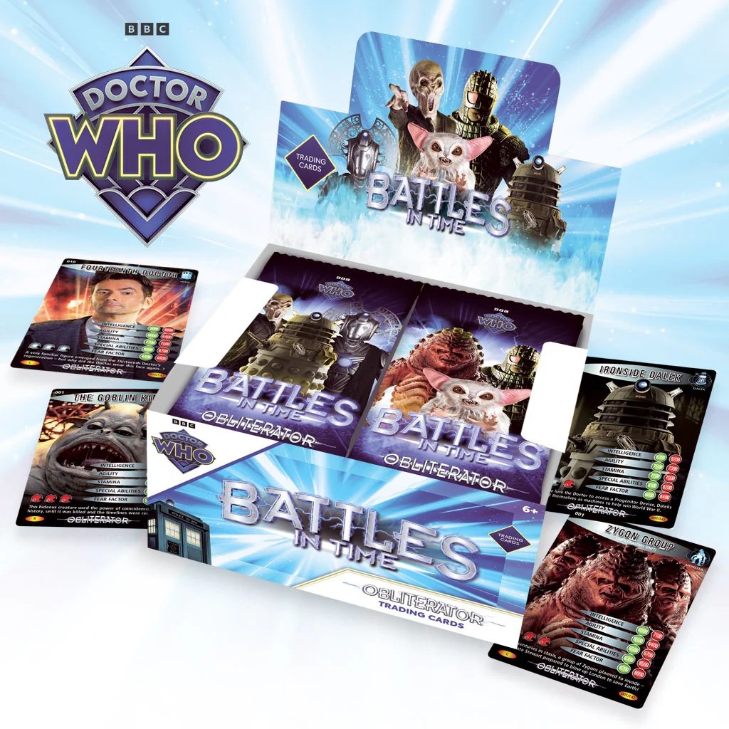 Doctor Who: Battles in Time Cards Return With New Obliterator Set, Released Next Month