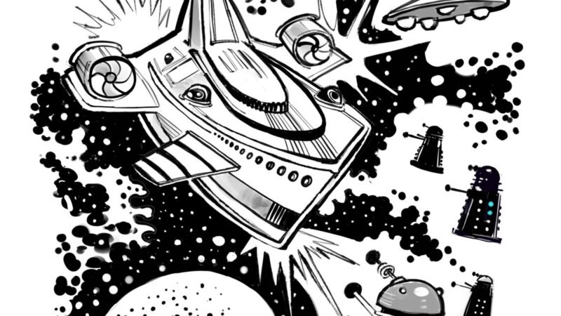 Daleks And Horizon by Charles Waples